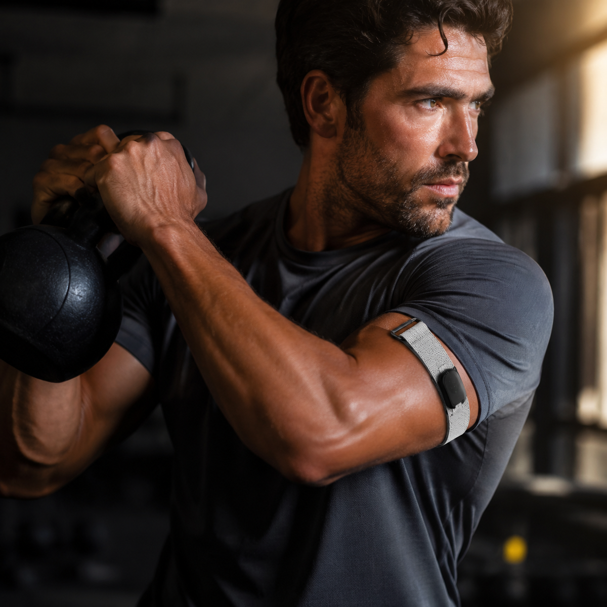 Garmin CIRQA compatible upper-arm band during training