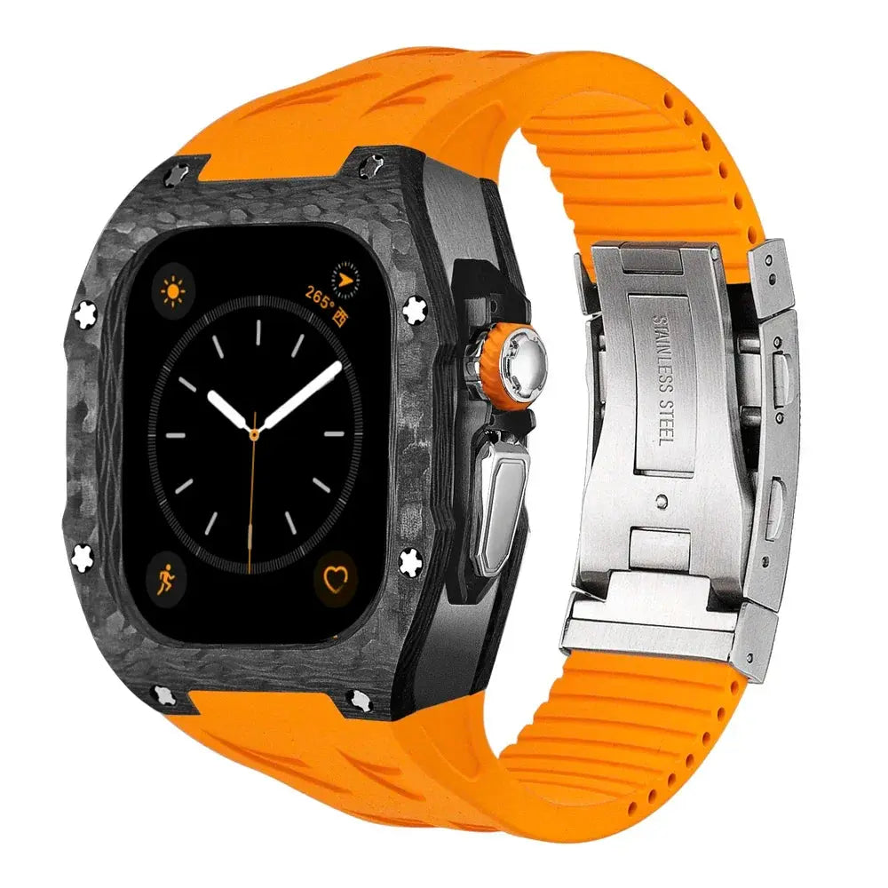 TitanCarbon Luxury Modification Kit for Apple Watch Ultra 2/1 - Avontic