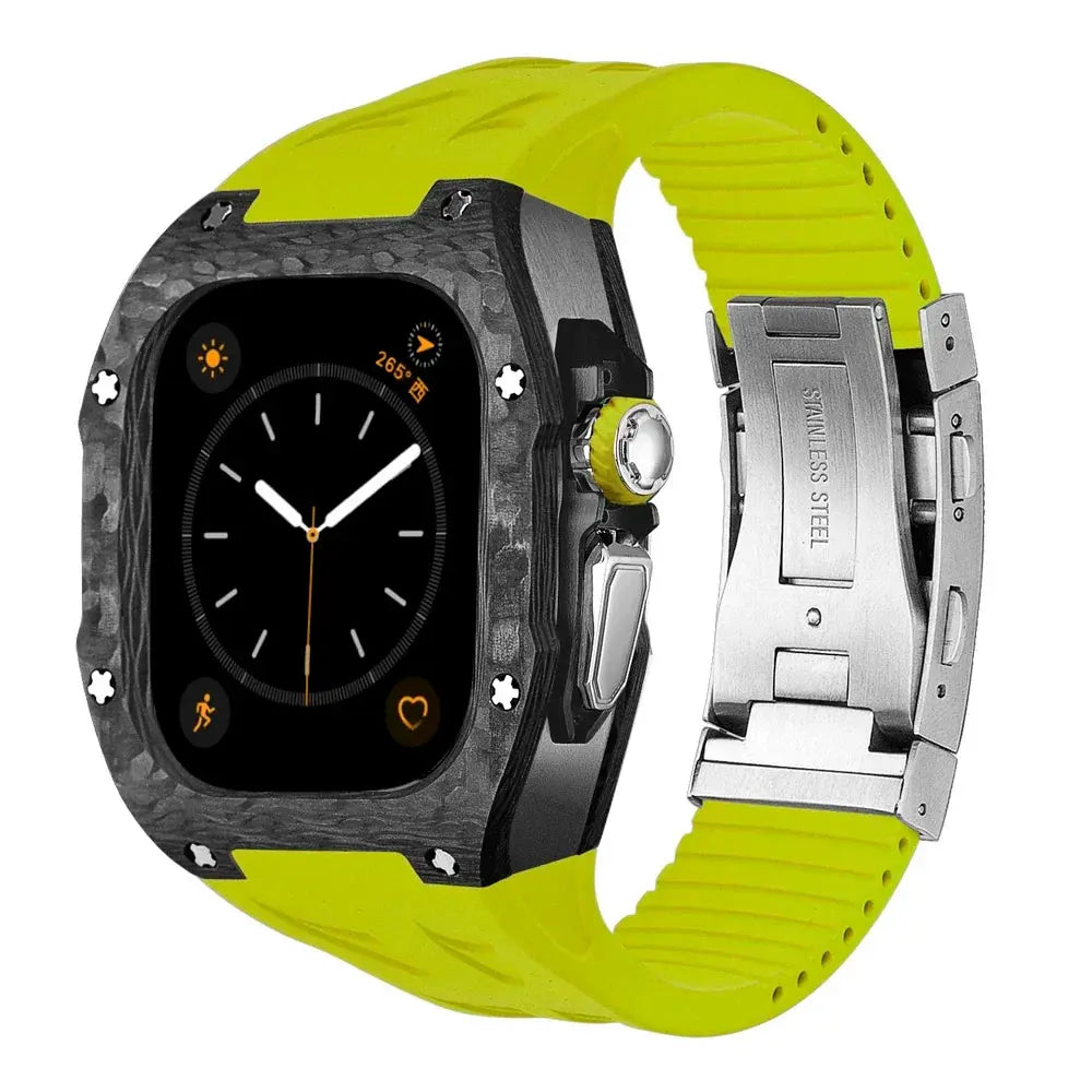 TitanCarbon Luxury Modification Kit for Apple Watch Ultra 2/1 - Avontic