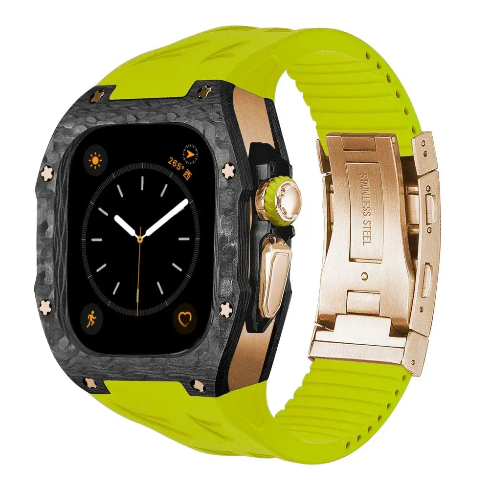 TitanCarbon Luxury Modification Kit for Apple Watch Ultra 2/1 - Avontic