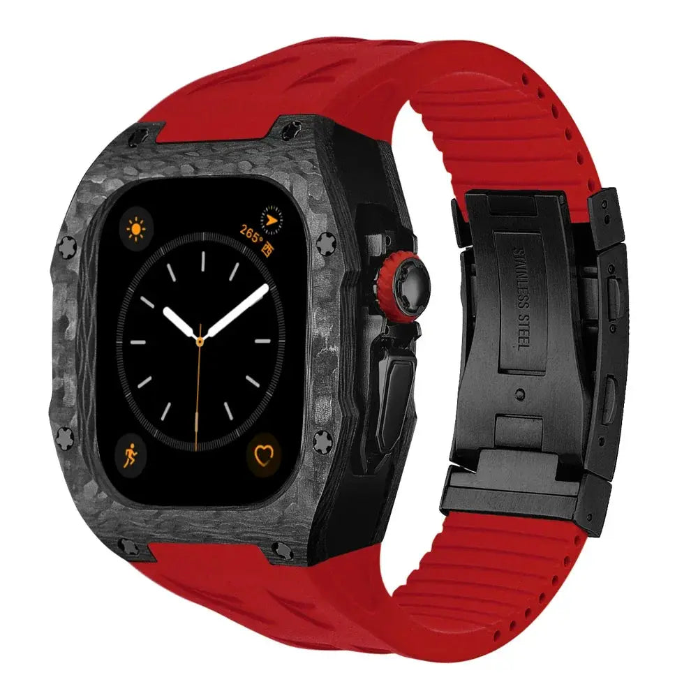 TitanCarbon Luxury Modification Kit for Apple Watch Ultra 2/1 - Avontic