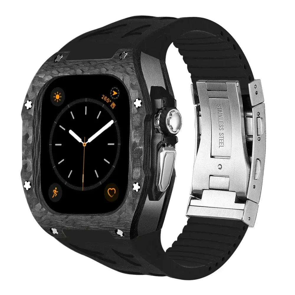 TitanCarbon Luxury Modification Kit for Apple Watch Ultra 2/1 - Avontic