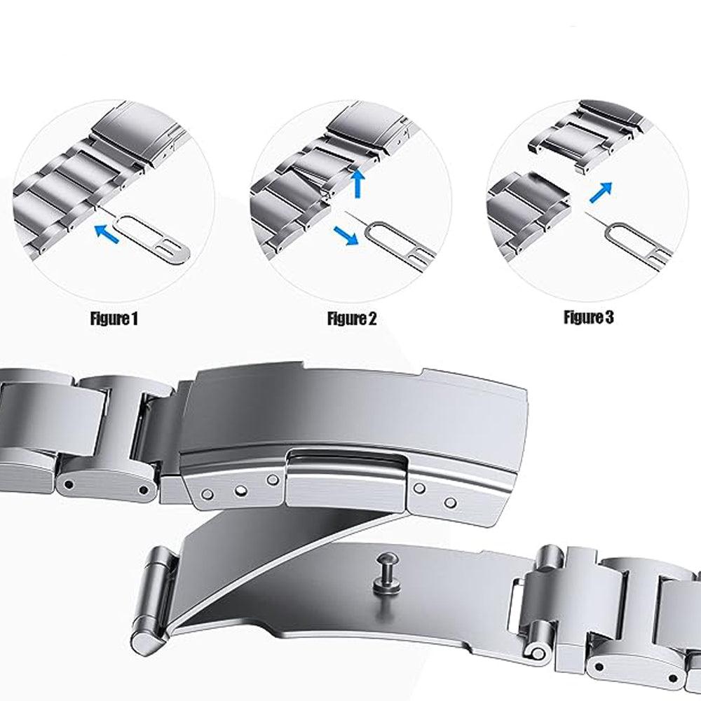 Titanium Precision Band for Google Pixel Watch 4 & Pixel Watch 3 – Premium Titanium Replacement Band (41 mm & 45 mm Compatible)