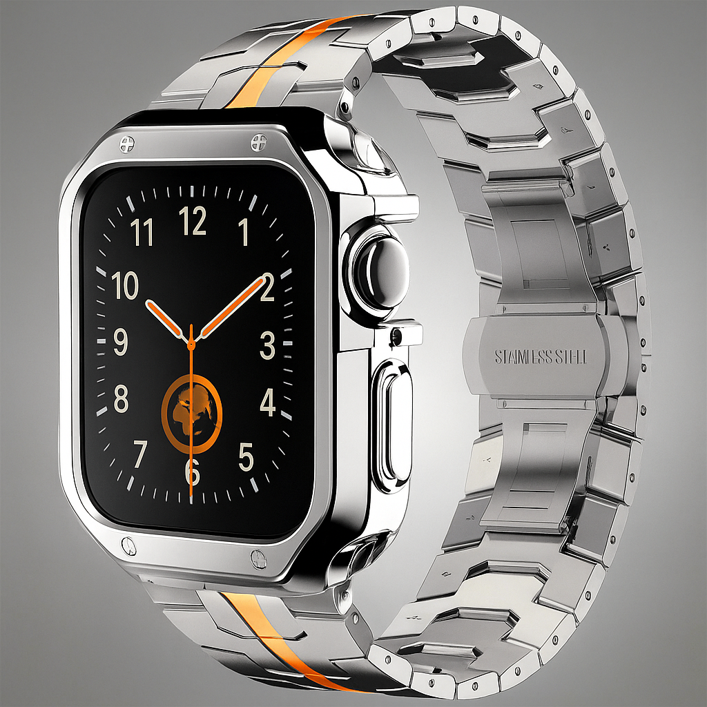 TitaniumGuard Ascend Series – Titanium Band & Protective Case for Apple Watch Ultra & Series 11/10/9/8/7