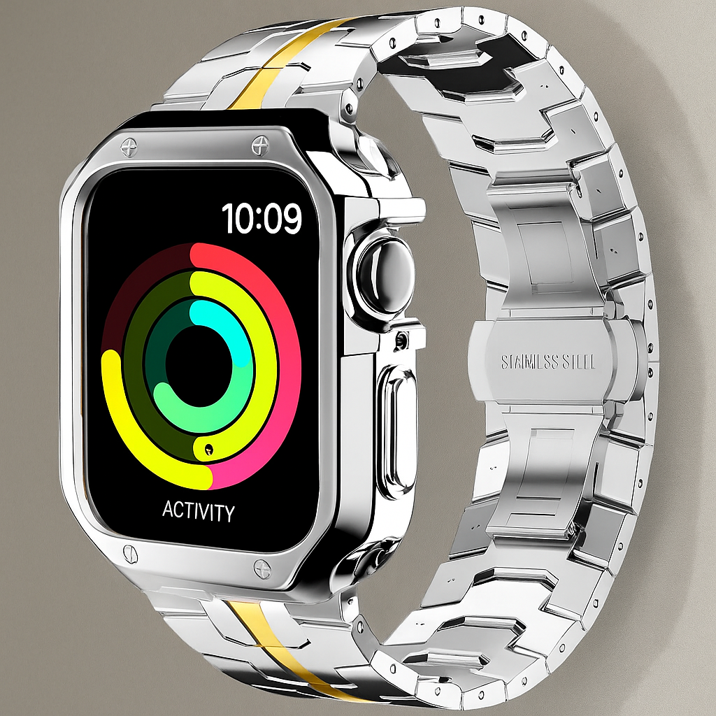 Infinity Series — Titanium Band & Armor Case for Apple Watch