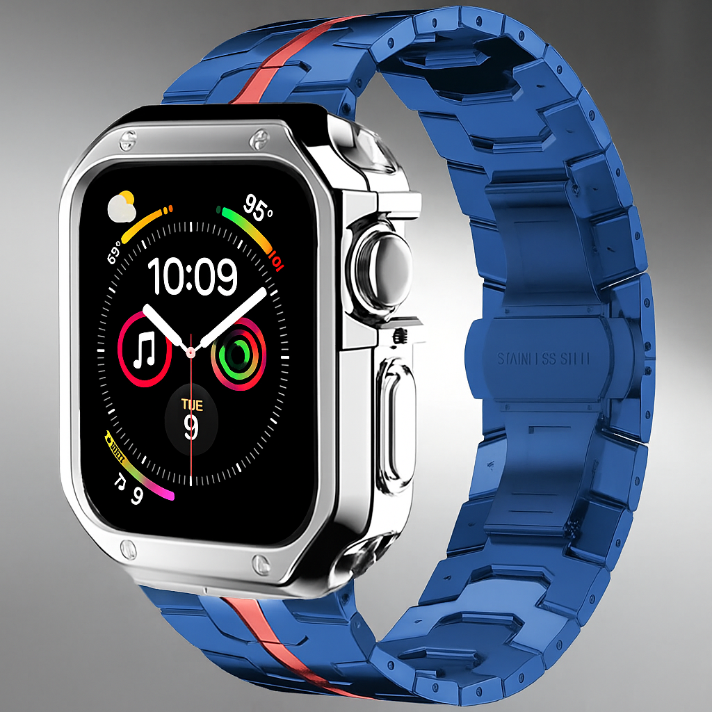 TitaniumGuard Ascend Series – Titanium Band & Protective Case for Apple Watch Ultra & Series 11/10/9/8/7