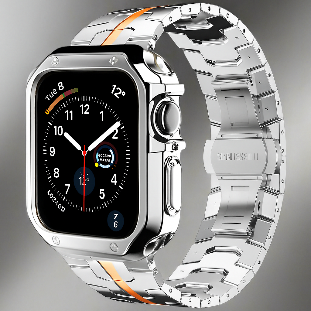 TitaniumGuard Ascend Series – Titanium Band & Protective Case for Apple Watch Ultra & Series 11/10/9/8/7