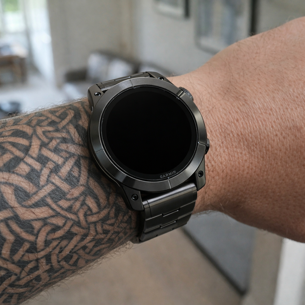 GarminGuard Titanium Elite Band – Precision Crafted for Garmin 22mm 26mm