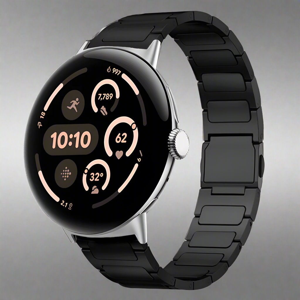 TitanLink™ Luxury Band for Google Pixel Watch 3 & 4 (45mm) – Grade 5 Titanium