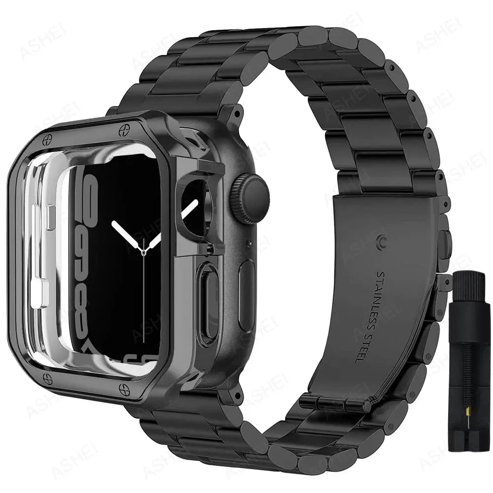 EliteGuard Steel Band & TPU Bumper Combo — product view 2