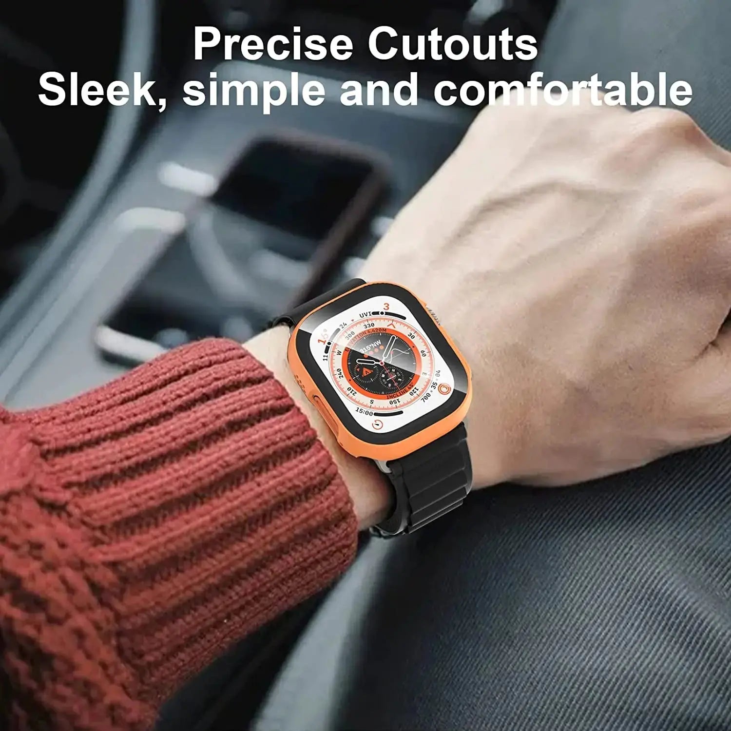 AvonticGuard 3-in-1 Precision Shield for Apple Watch Ultra & Ultra 2 49mm — product view 6