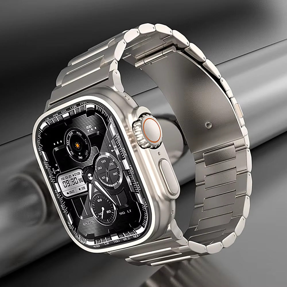 Titanium Pristine Luxury Band for Apple Watch