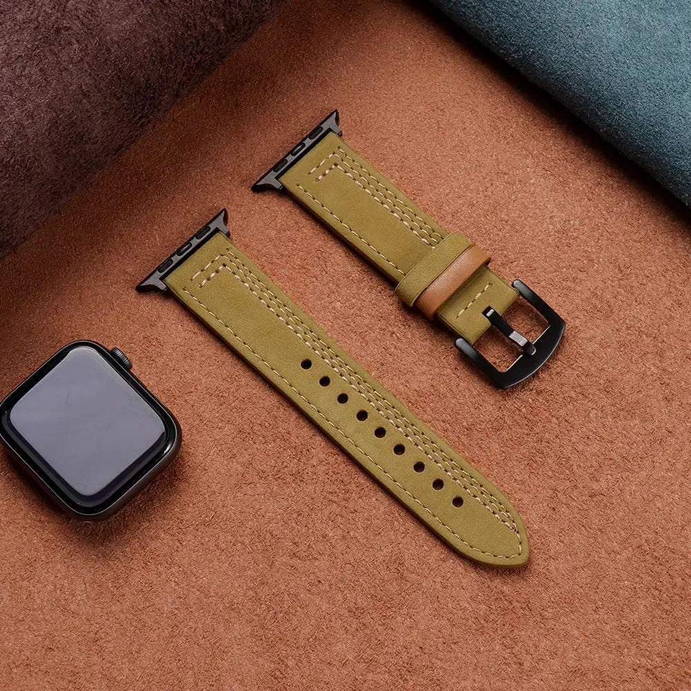 LuxeLeather FitBand for Apple Watch Series 12 (42/46mm) & Ultra 4 (49mm) — product view 10