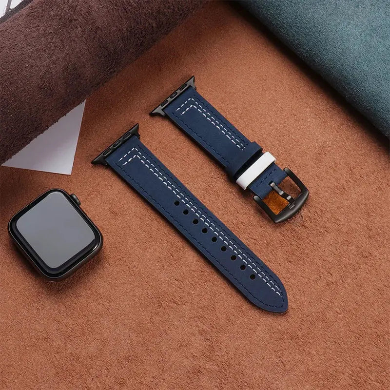 LuxeLeather FitBand for Apple Watch Series 12 (42/46mm) & Ultra 4 (49mm) — product view 12