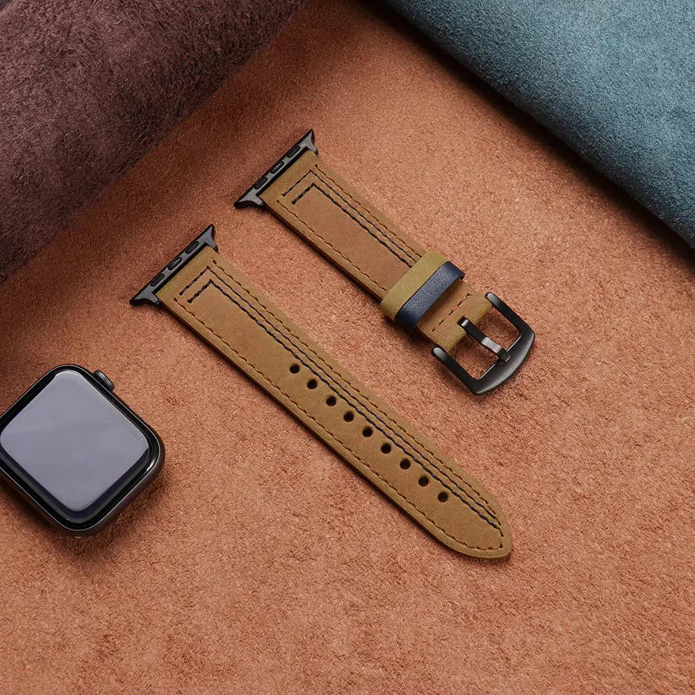 LuxeLeather FitBand for Apple Watch Series 12 (42/46mm) & Ultra 4 (49mm) — product view 11