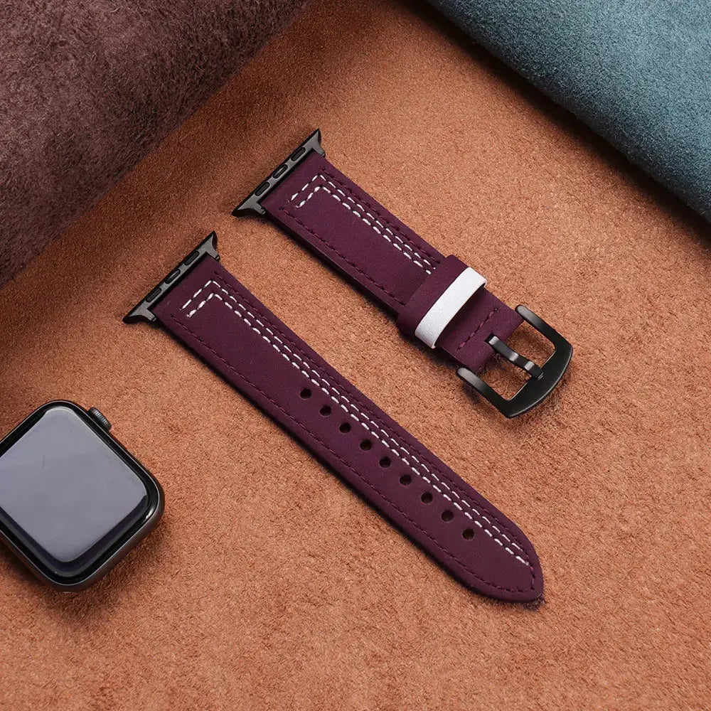 LuxeLeather FitBand for Apple Watch Series 12 (42/46mm) & Ultra 4 (49mm) — product view 21