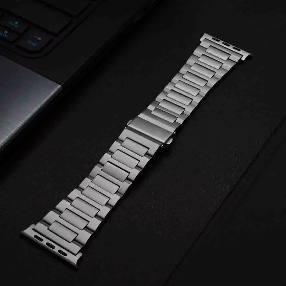 Titanium Pristine Luxury Band for Apple Watch