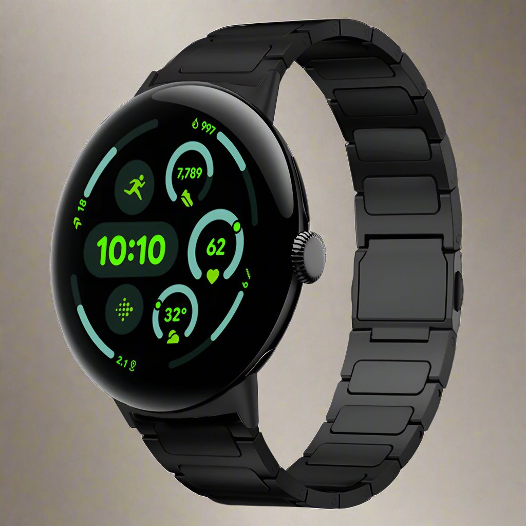 TitanLink™ Luxury Band for Google Pixel Watch 3 & 4 (45mm) – Grade 5 Titanium