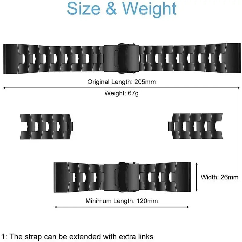 22mm 26mm Titanium Band for Garmin Strap Fenix 7X 7/6 6x Pro 5x Plus Forerunner 965 Quick Release Alloy Metal Bracelet Correas Avontic
