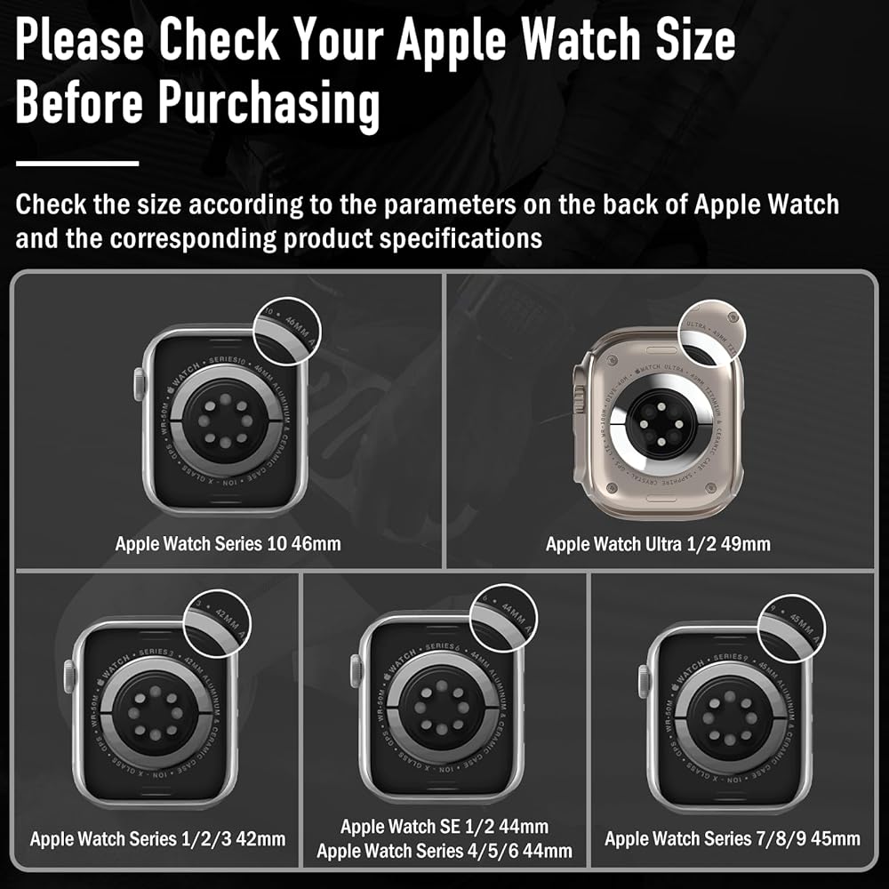 TitaniumGuard™ Prime Armor Set – Titanium Band & Protective Case for Apple Watch Ultra 3/2/1, Series 11/10/9/8, SE & All Models