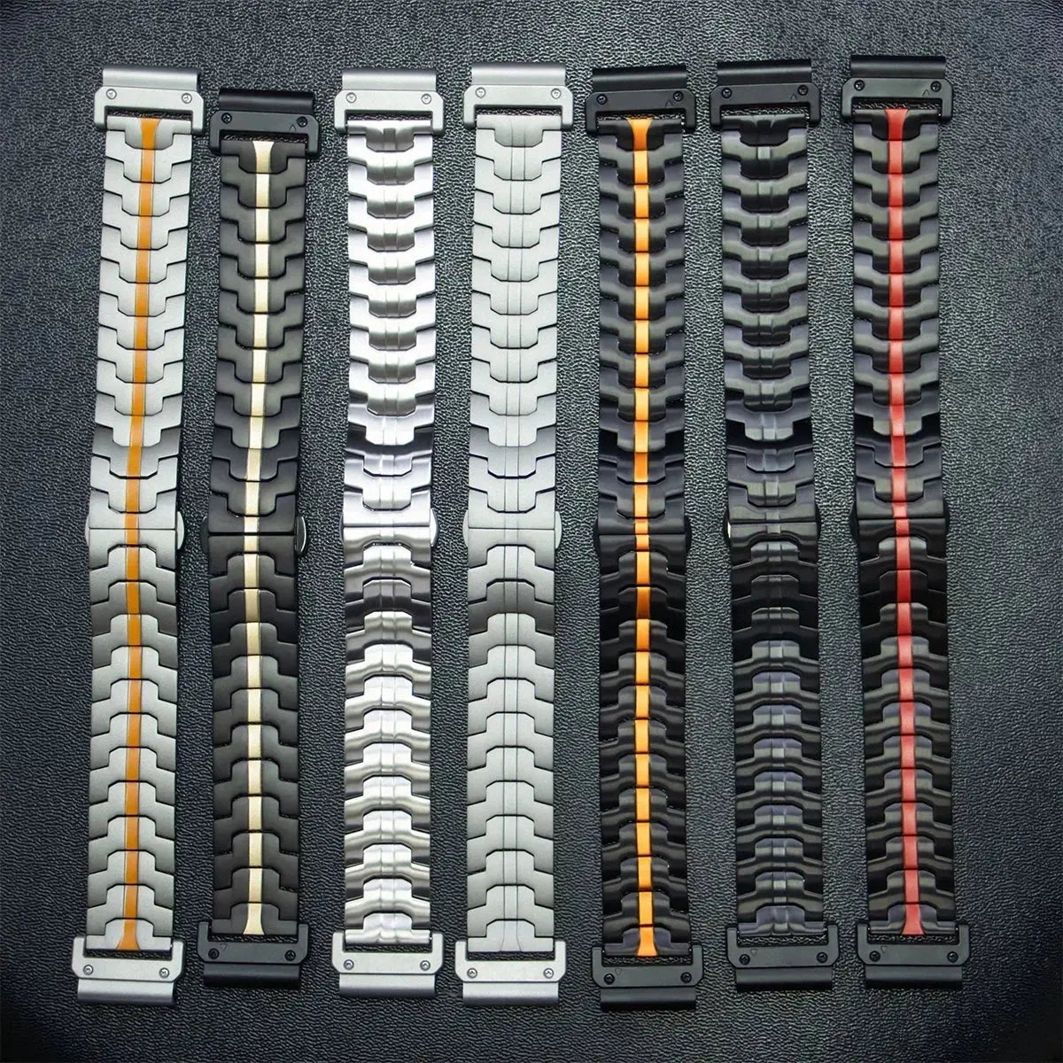 ProTitan Stainless Steel Band for Garmin Fenix 8X 7X, 6X, and Forerunner 945 — product view 11