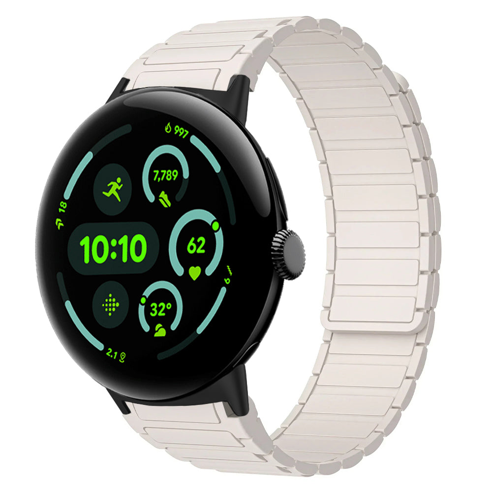 MagnoFlex™ Sport Band for Google Pixel Watch 3 & 4 (45mm) – Magnetic Silicone Performance Strap
