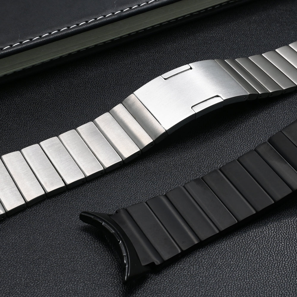 TitanLink Pro Titanium Band for Google Pixel Watch 4 & 3 – Premium Brushed Titanium Luxury Band (45mm Compatible)