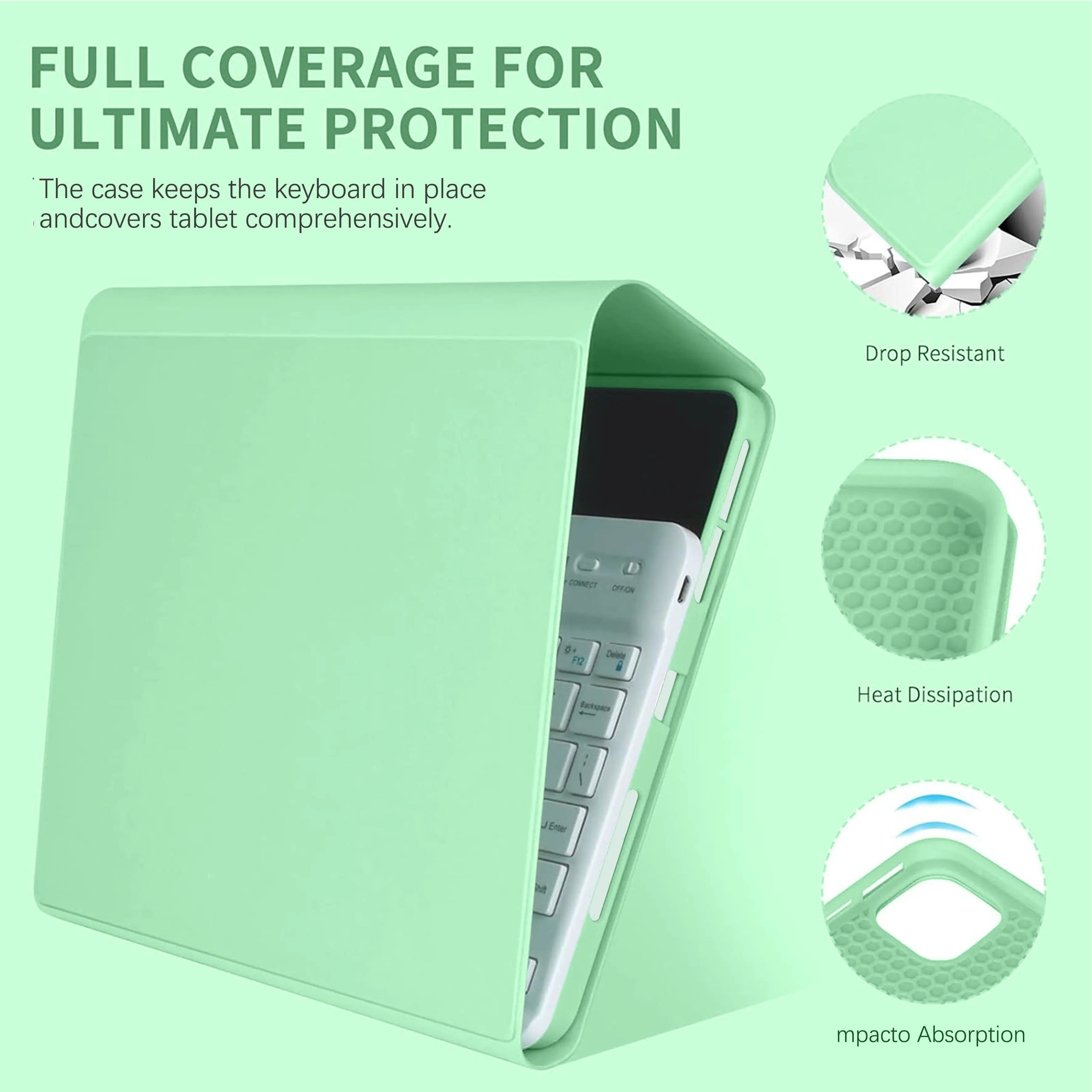Keyboard Case for iPad Air 1/Air 2/Air 3/Air 4/Air 5 Avontic