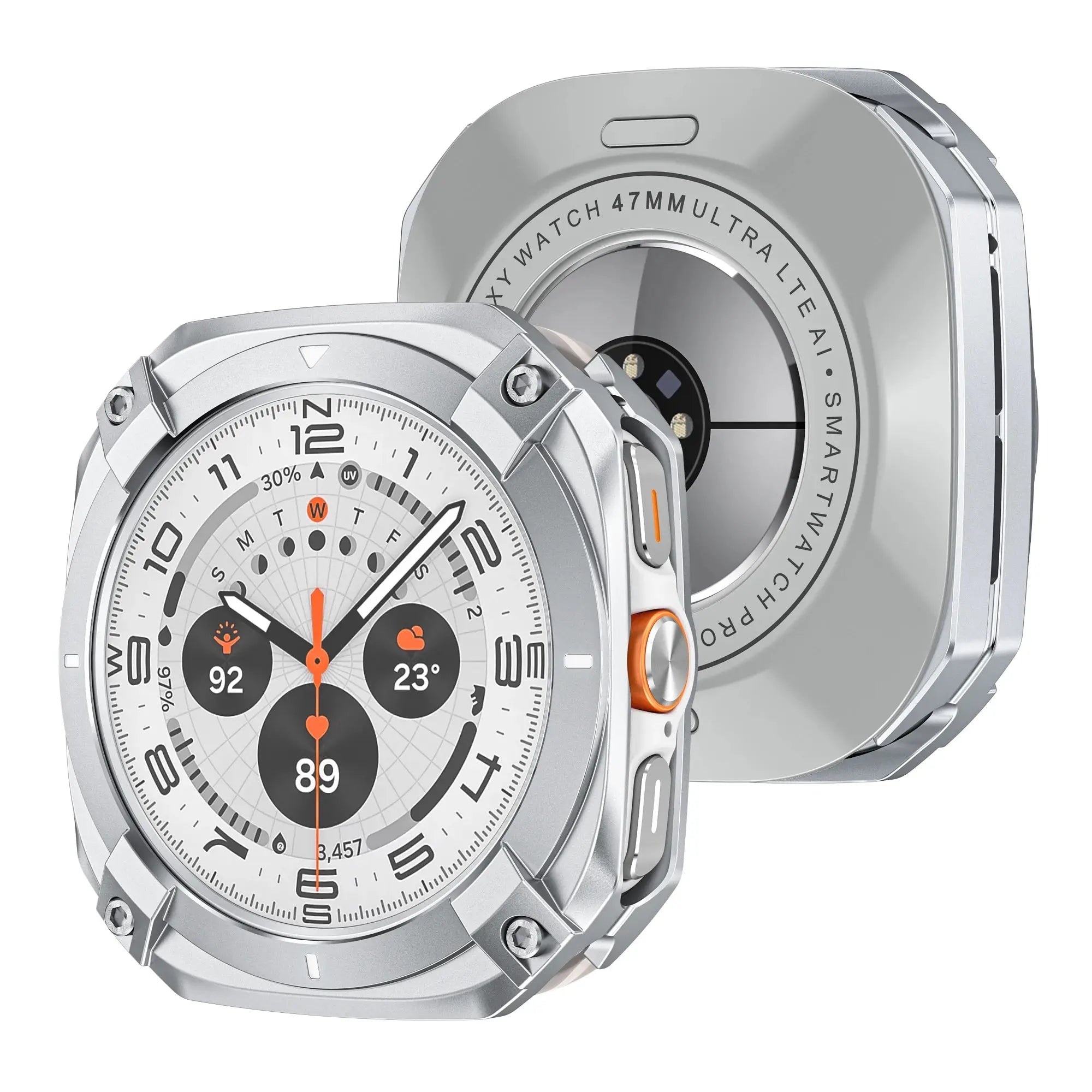 Aluminium Alloy Metal Bumper for Samsung Galaxy Ultra Watch 7 Ultra 47mm Protective Case Cover for Samsung Galaxy Watch Ultra Avontic