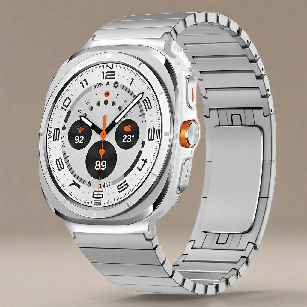 Elite Stainless Steel Bracelet Band for Galaxy Watch Ultra & Ultra 2 (2026) — product view 2