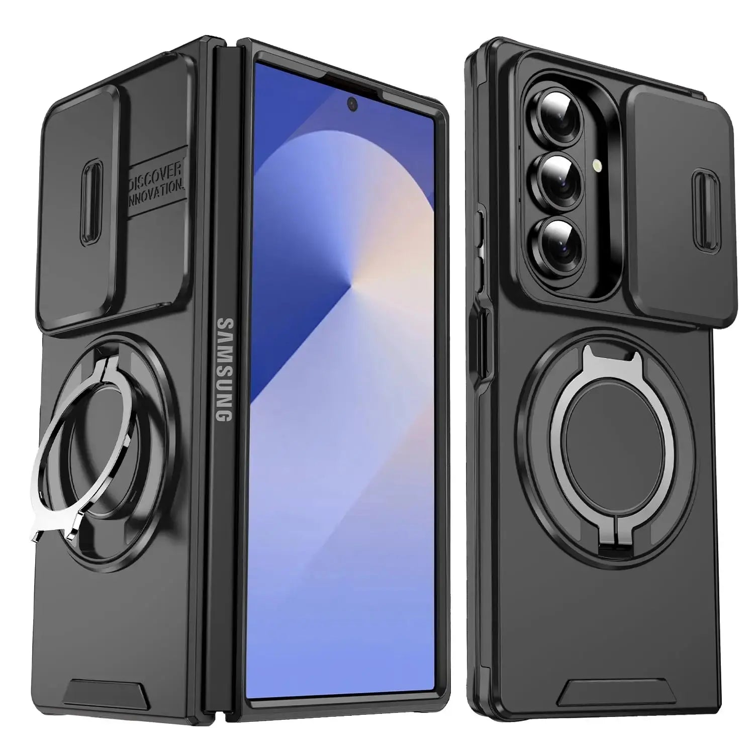 Case For Samsung Galaxy Z Fold 7 6 5 4G 5G 2025 Military-Grade Protection Phone Slide Camera Cover Avontic