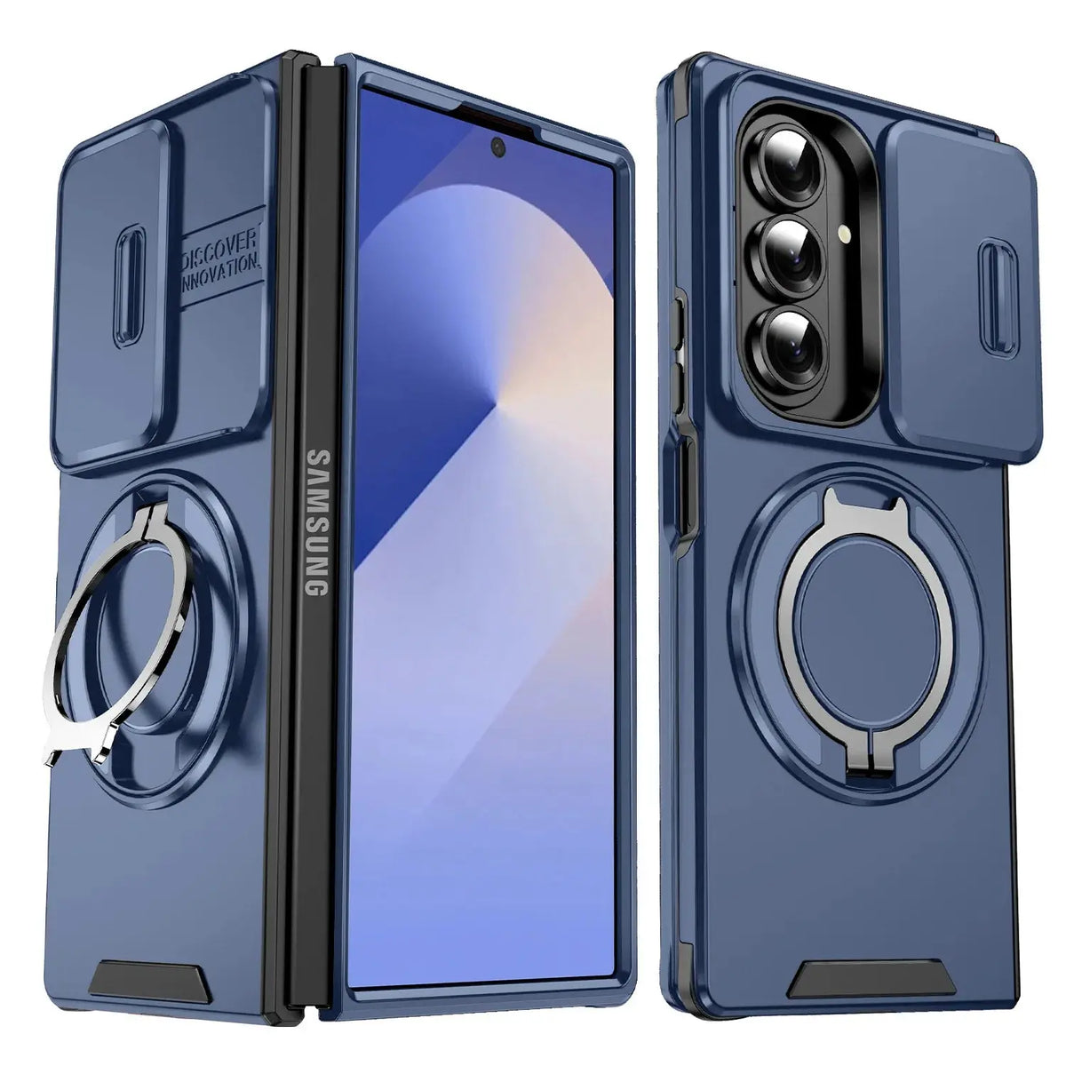 Case For Samsung Galaxy Z Fold 7 6 5 4G 5G 2025 Military-Grade Protection Phone Slide Camera Cover Avontic