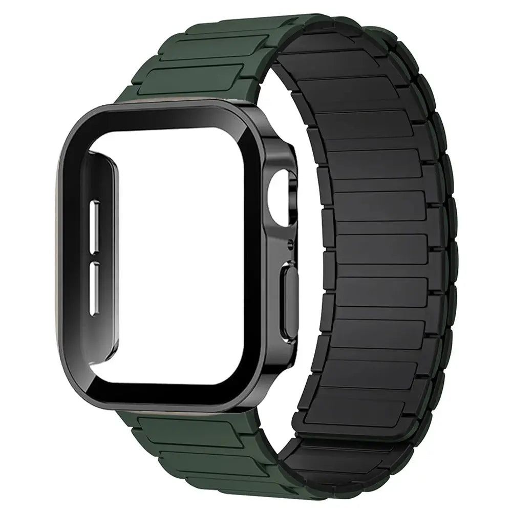 MagnaFlex Pro Magnetic Loop Band & Tempered Glass Case — product view 12