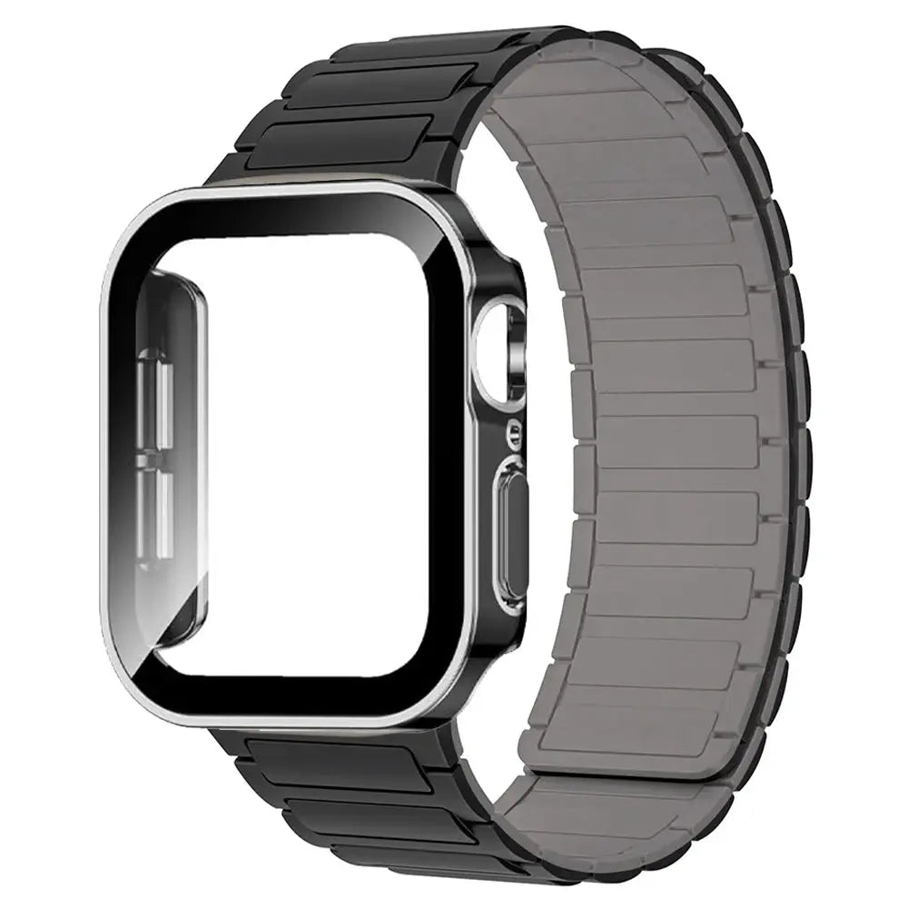 MagnaFlex Pro Magnetic Loop Band & Tempered Glass Case — product view 5