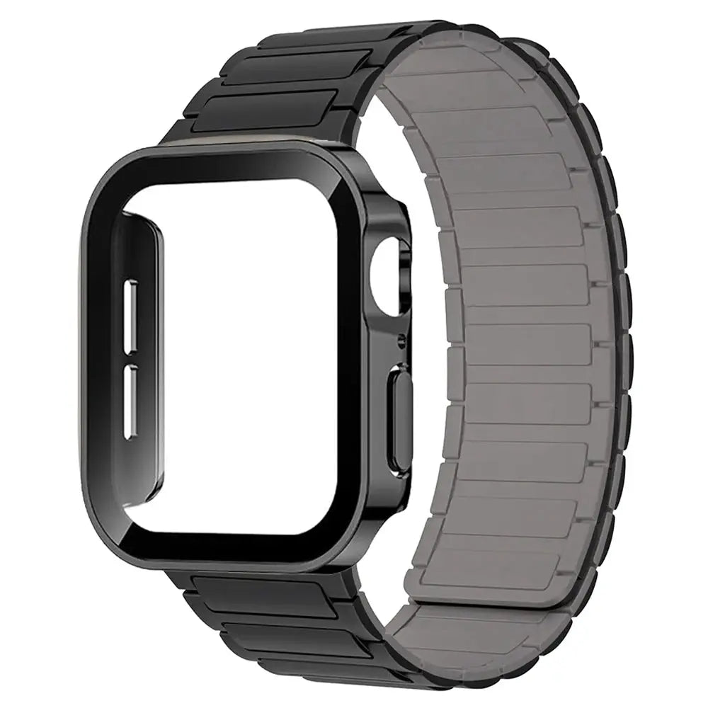 MagnaFlex Pro Magnetic Loop Band & Tempered Glass Case — product view 4