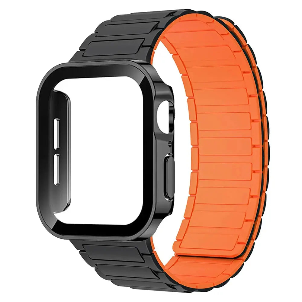 MagnaFlex Pro Magnetic Loop Band & Tempered Glass Case — product view 2