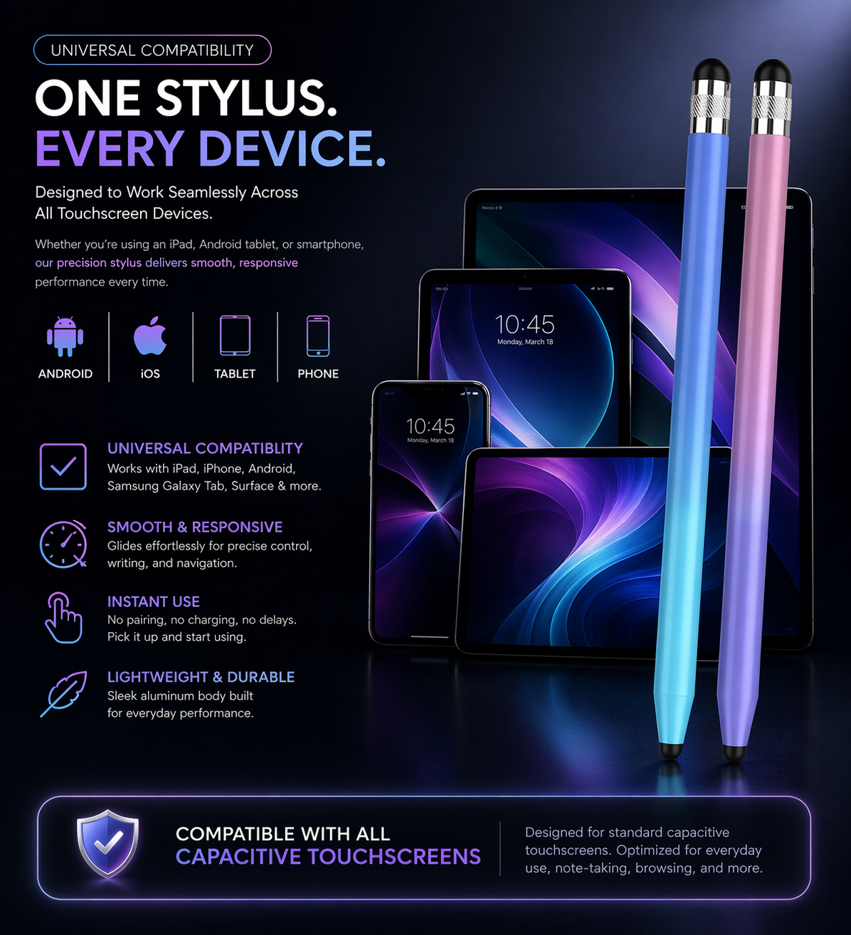 ApexTouch Universal Precision Stylus Pen