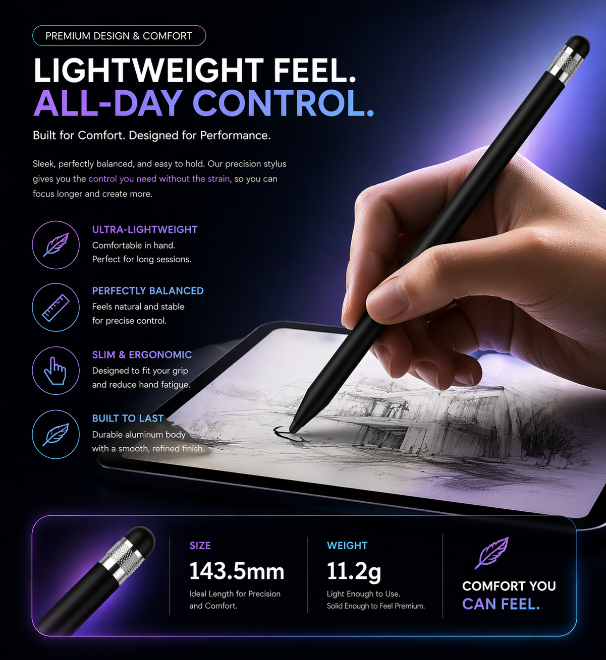 ApexTouch Universal Precision Stylus Pen