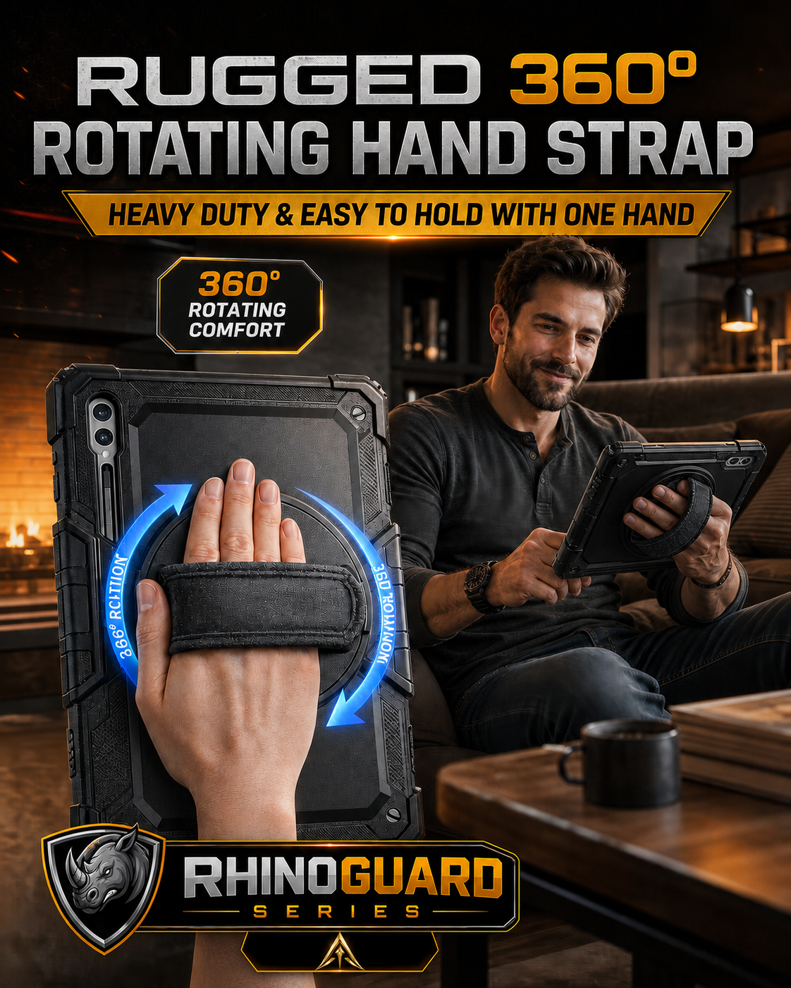 RhinoGuard Atlas 360 Pro — Heavy-Duty Samsung Galaxy Tab Case — product view 6