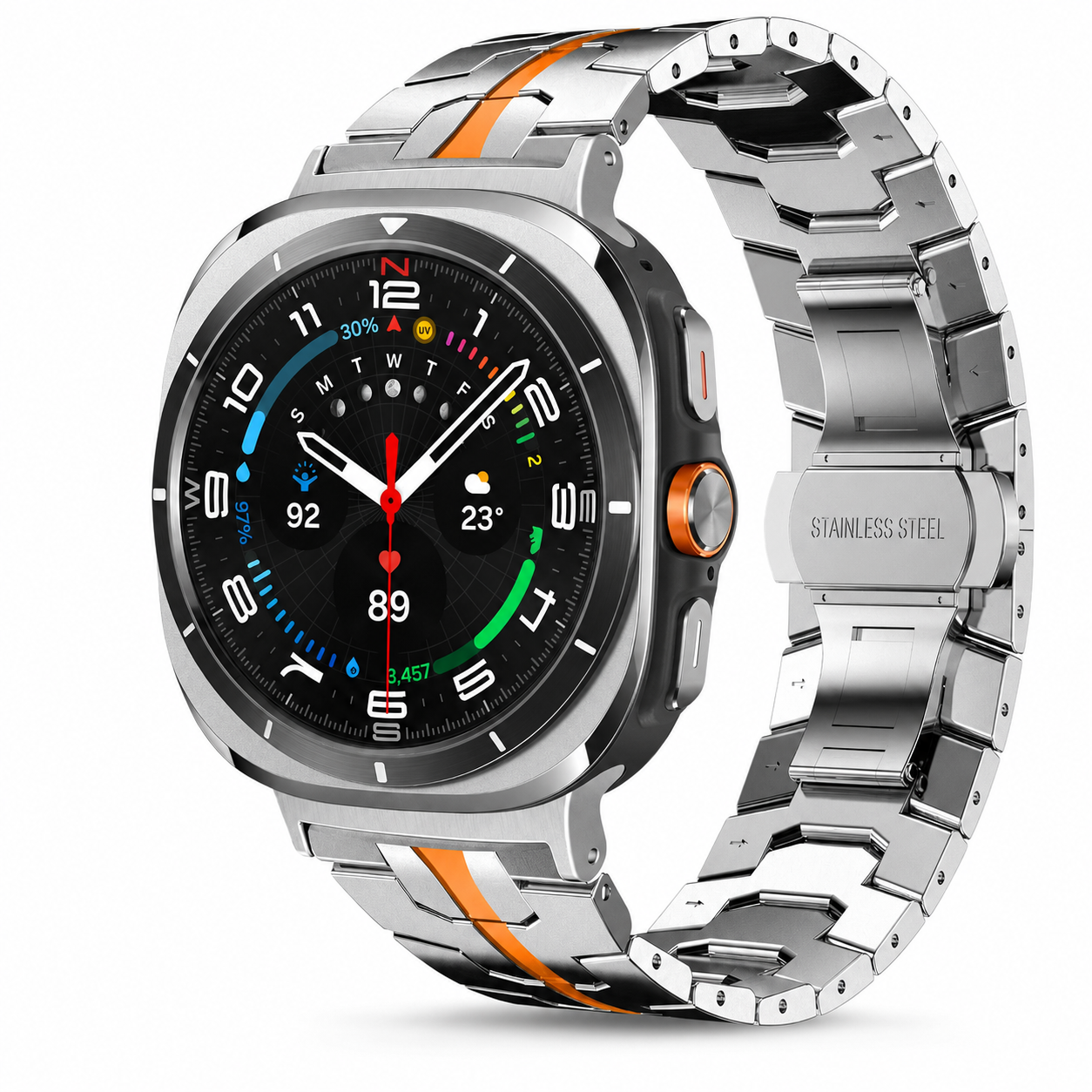 TitaniumLuxe Apex Band For Samsung Galaxy Watch Ultra & Ultra 2 (2026)