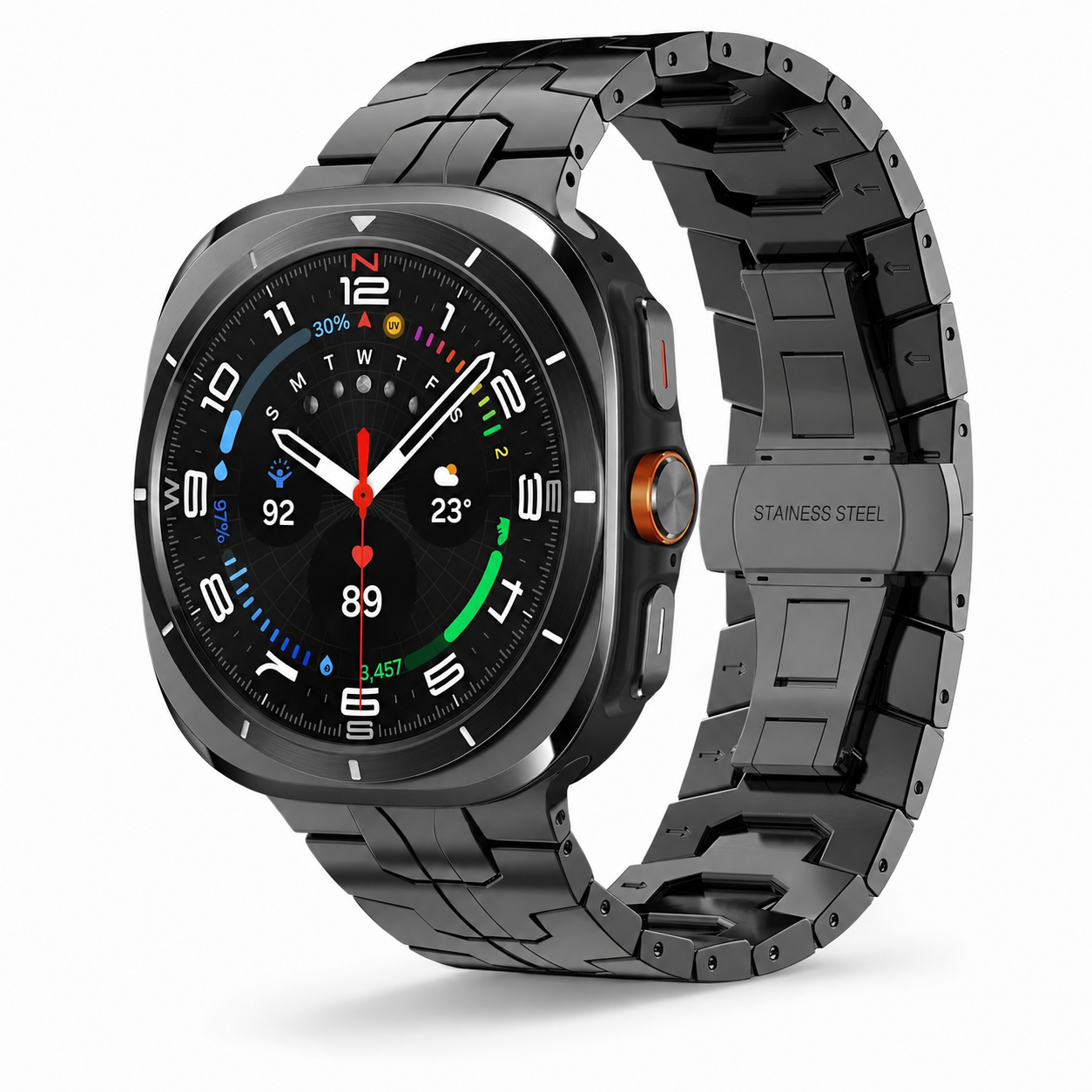 TitaniumLuxe Apex Band For Samsung Galaxy Watch Ultra & Ultra 2 (2026)