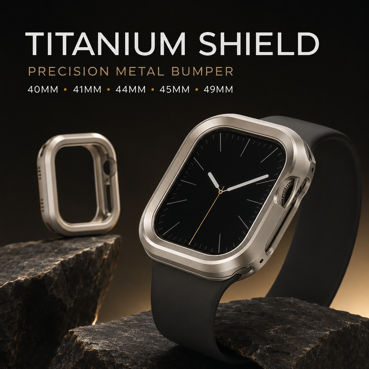 Titanium Shield Bumper Case for Apple Watch