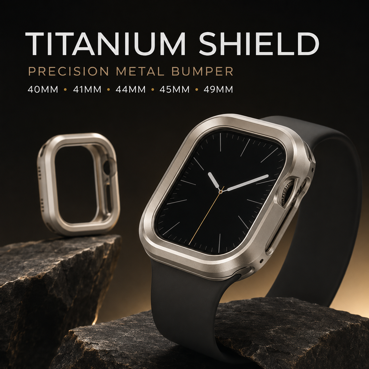 Titanium Shield Bumper Case for Apple Watch — product view 1