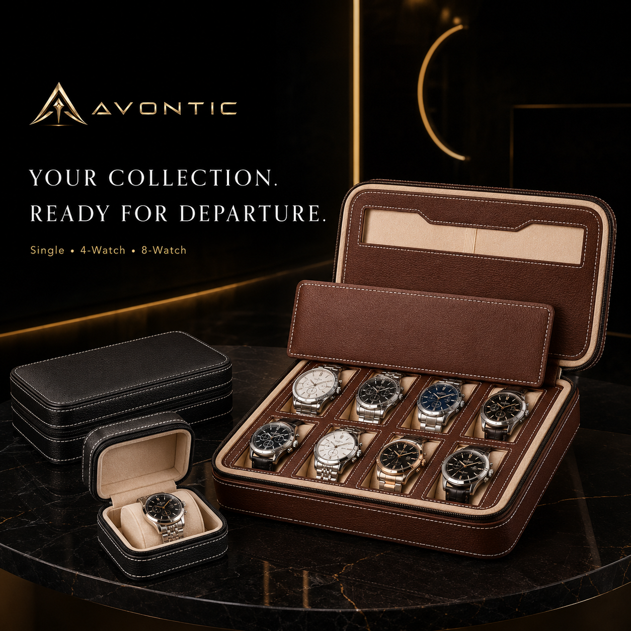 Avontic Watch Travel Case — product view 2