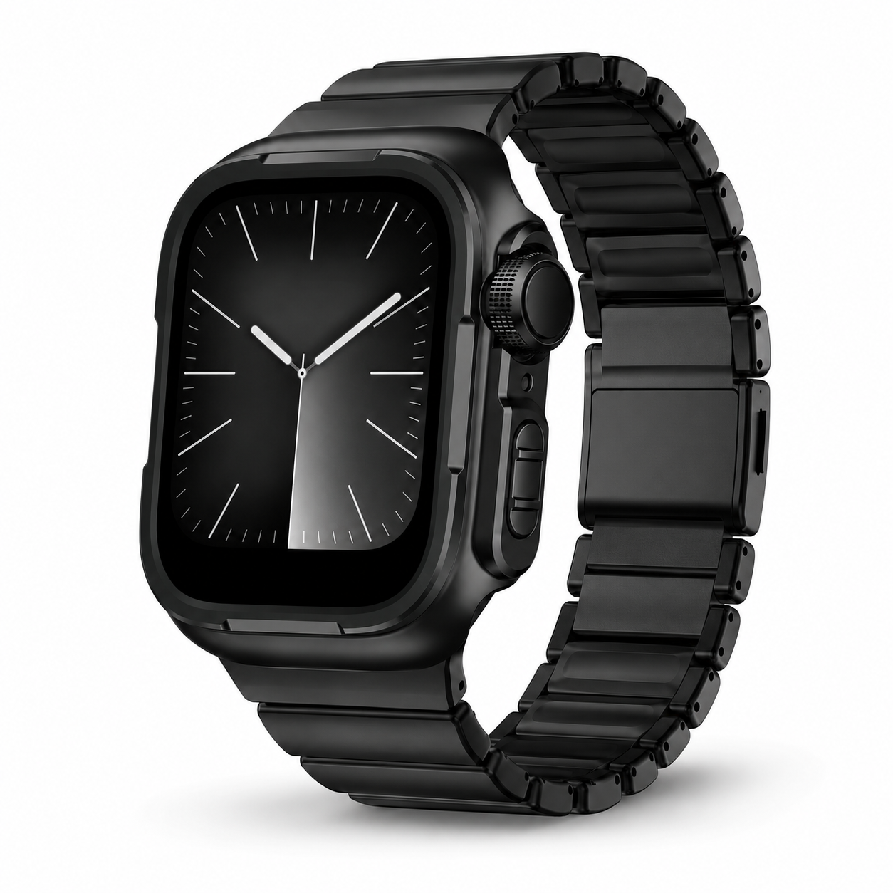 Obsidian Elite Titanium Armor Band & Case Combo for Apple Watch Ultra 1/2/3, Series 10/11 46mm, Series 7/8/9 45mm & Series 4/5/6/SE 44mm