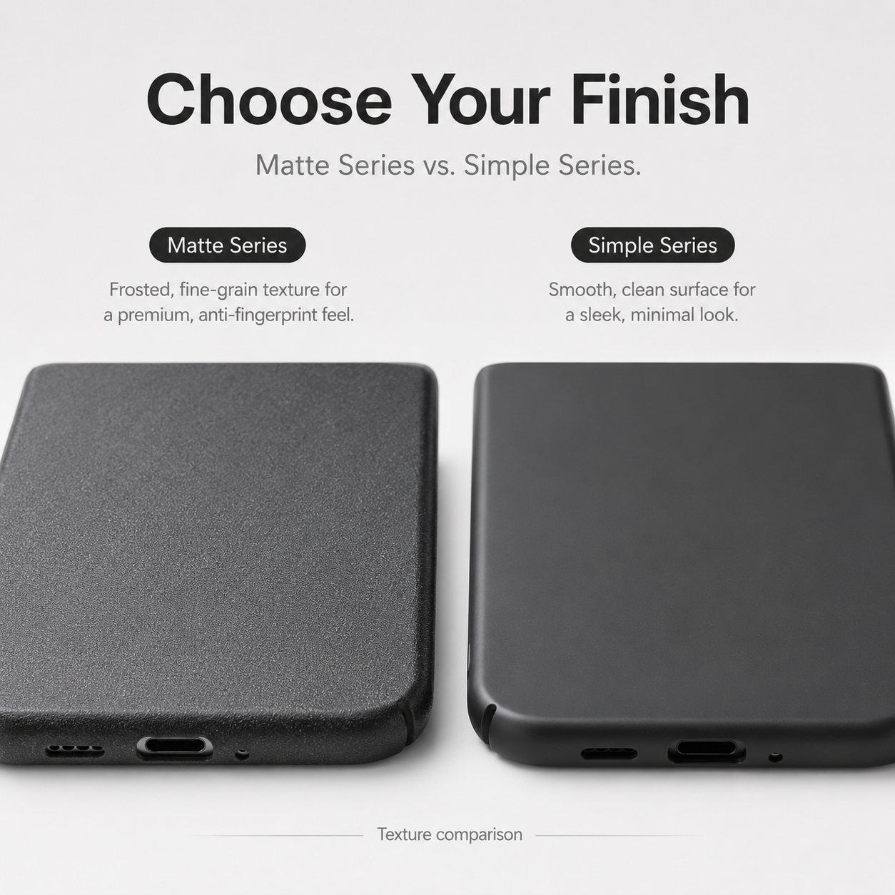 Avontic Ultra Slim Matte Case For Samsung Galaxy Phones