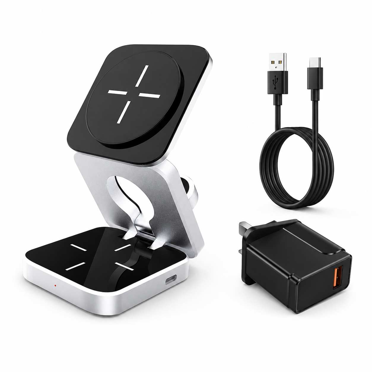 AvonticCharge Foldable Trio Wireless Charging Station