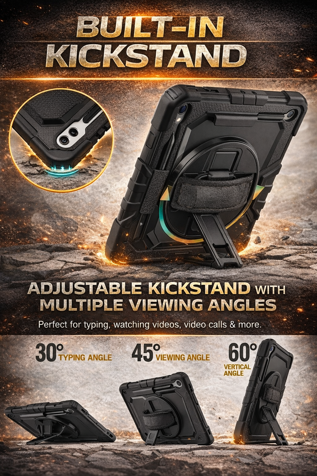 RhinoGuard Tactical 360 Pro Case for Galaxy Tab Series