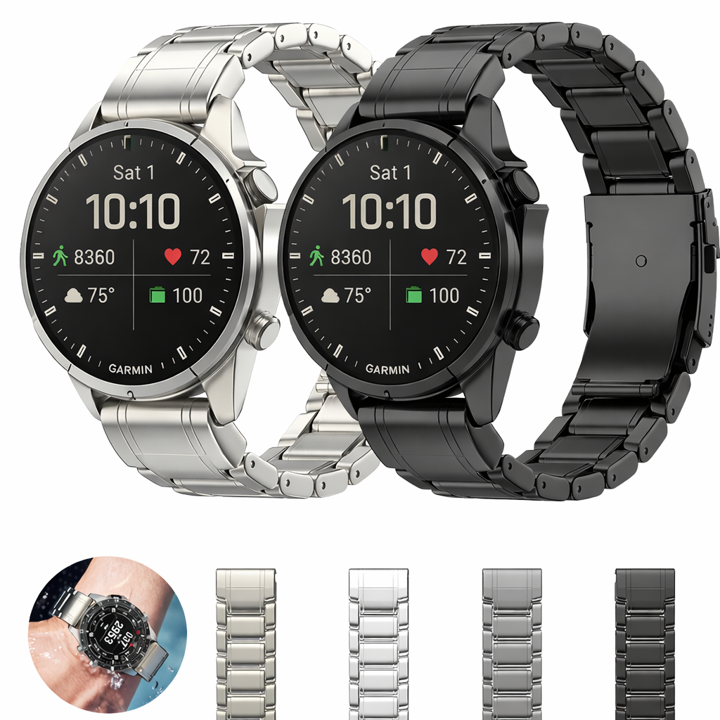 TitanForge Pro Titanium Elite Band for Garmin