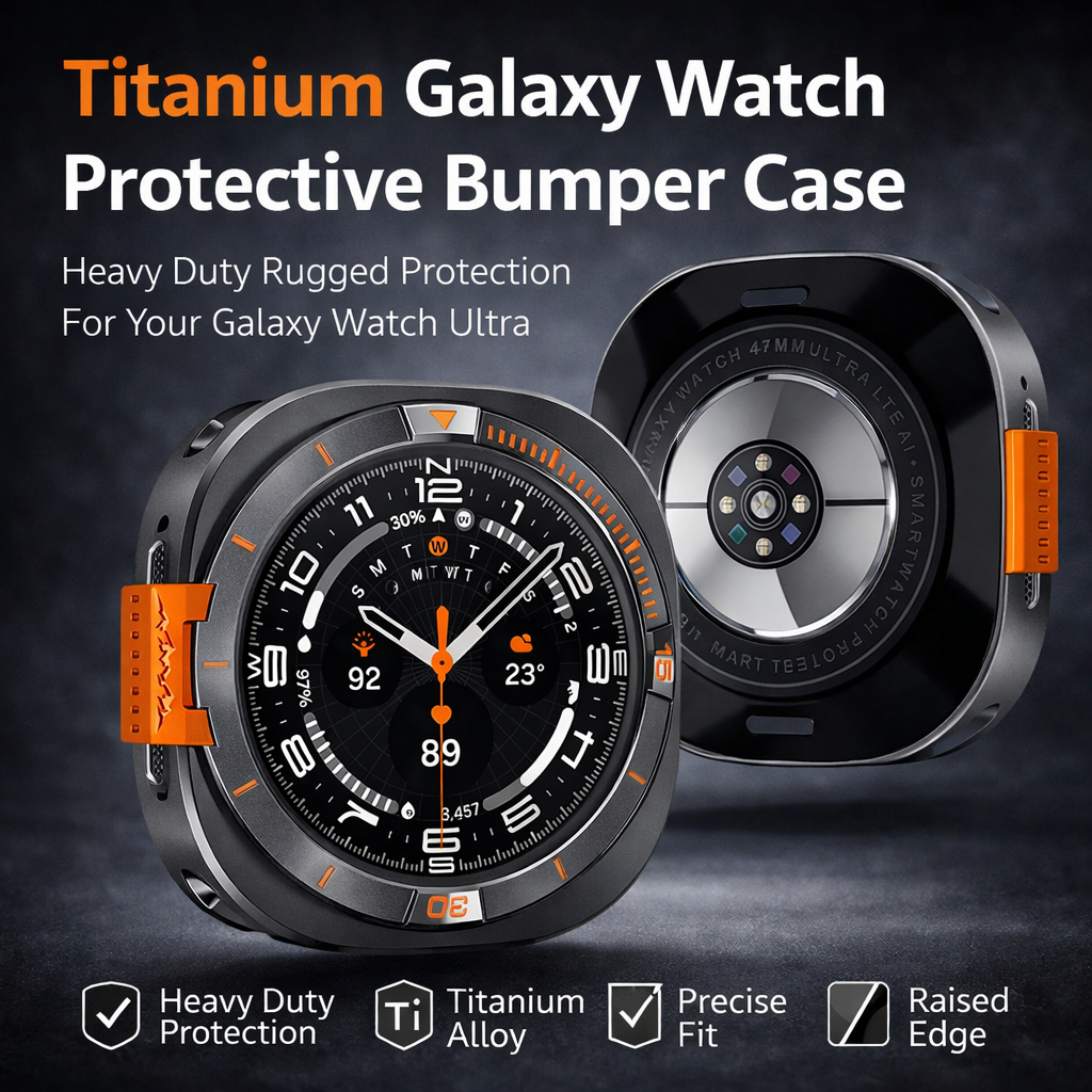 TitaniumGuard Precision Case for Samsung Galaxy Watch Ultra (47mm)
